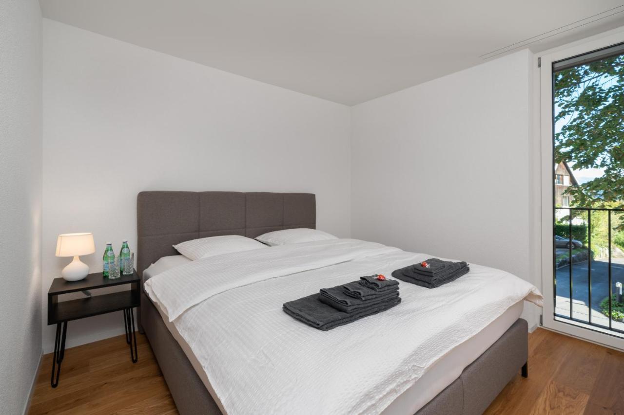 Moderne Neubauwohnung In Wilderswil Dış mekan fotoğraf